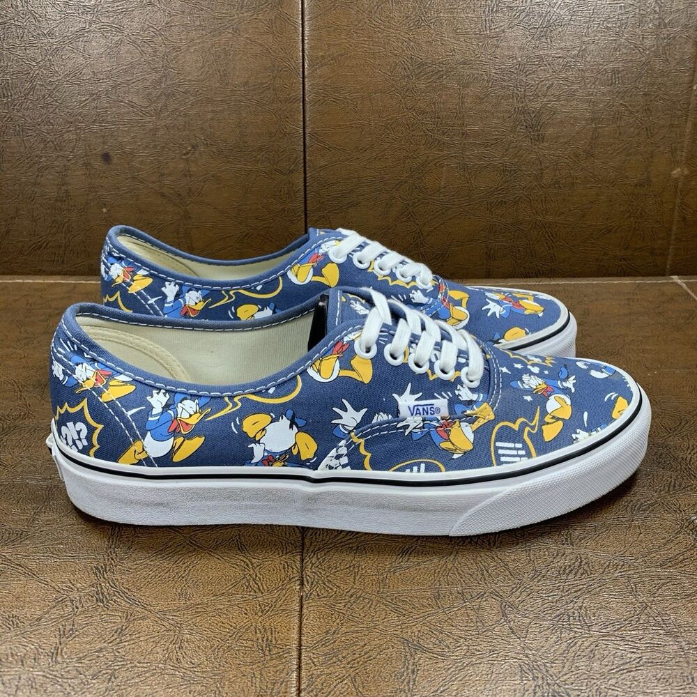 Vans X Disney Donald Duck Authentic Sneakers Women’s Size 9.5
